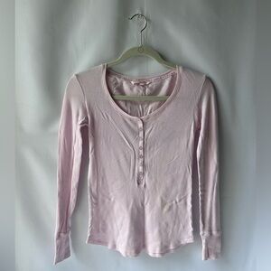 Victoria's Secret Pink Ribbed Sleep Shirt